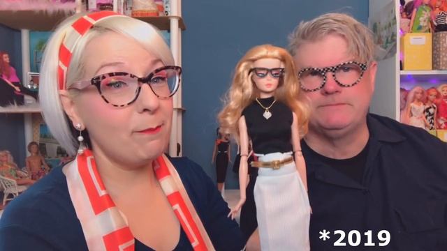 Husband reviews my silkstone Barbie collection | 10 re-dressed BFMC dolls | Funny! смотреть онлайн