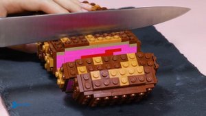 AMONG US EATING LEGO BEEF STEAK & BBQ | Among Us Mukbang ASMR Animation