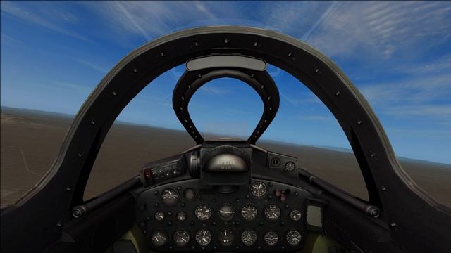 FSX F9F Panther - Не выход стойки.