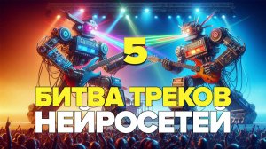 Битва треков 5. Создаем супер хиты. Рок-музыка. Нейросети пишут гениальные треки. Это надо слышать!