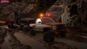 Мультик про джип, который тащит большой грузовик.мультики про машинки.джип мультик.бибика грузовичо