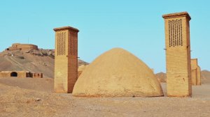 Zoroastrians Towers of Silence. Dakhmeh, Yazd, Iran