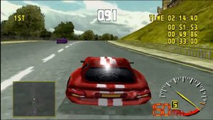 Test Drive 5 (PS1) | Quick Race - Edinburgh, Scotland - Dodge Viper 1998 | (Duckstation)