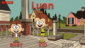 Loud house lori leni luna luan lynn Lincoln lana lola lilly evolutions