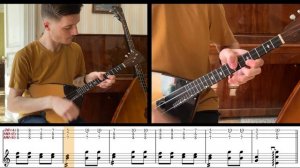 "Во кузнице" на балалайке (разбор) / "In the forge" on the balalaika (tutorial)