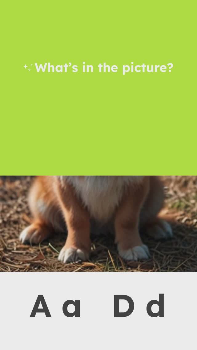 Guess the animal. Угадайте животное на картинке и выберите букву, с которой оно начинается. смотреть онлайн