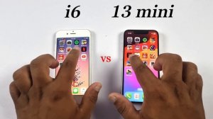 iPhone 6 Vs iPhone 13 Mini - SPEED TEST!!!