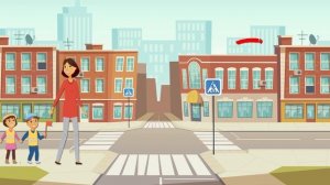 Анимационное обучающее видео для детского сада "Безопасная дорога в детский  садик"