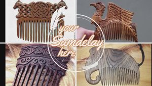 Wooden hair combs | Деревянные гребешки для волос