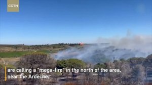 Authorities battle 'mega-fire' among multiple wildfires in France