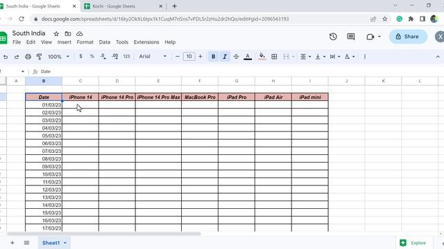 How to Import data from one Google Sheets document to another
