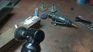 Пневматическая угловая зачистная машинка WIEDERKRAFT WDK-23224. Отличный инструмент!