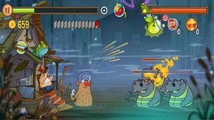 Swamp Attack - Gameplay Walkthrough Episode #20 - Challenge Levels 56-59 (iOS, Android)