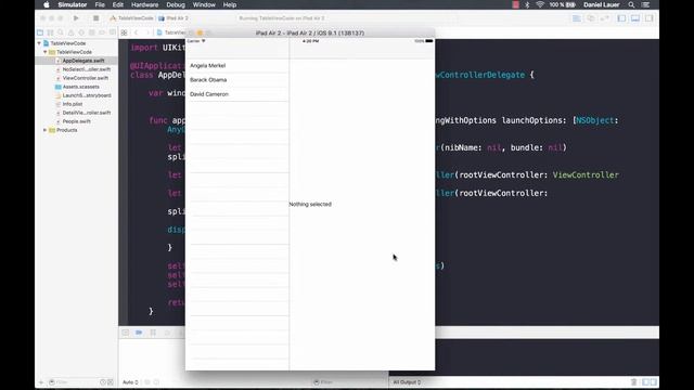 57. UISplitViewController Display Modes (iOS Application Development with Swift 2.1)