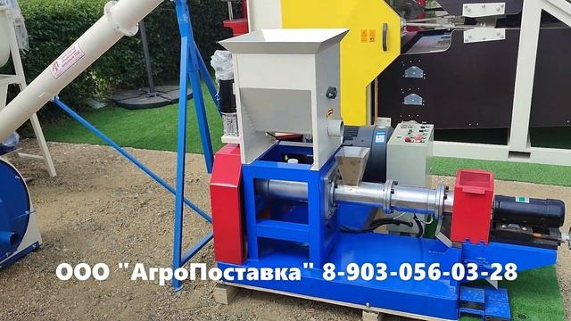 Как подключить пневматическую зернодробилку к горизонтальному смесителю?