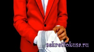 Фокус "Монета сквозь центр платка" - Разоблачение