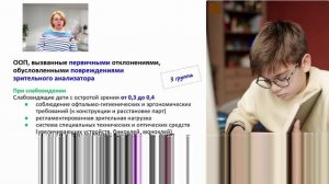 Особенности образовательного процесса младших школьников с нарушениями зрения