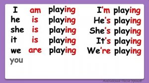 Настоящее длительное время.