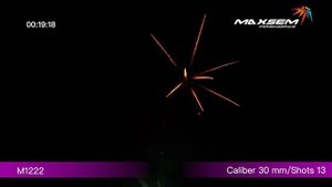 Фейерверк с фонтаном 13 залпов «Flash» Maxsem M1222
