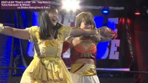 Yuka Sakazaki & Mizuki vs Shoko Nakajima & Raku  “That’s J-PW” #6 ／ 2021.4.29 WRESTLE UNIVERSE