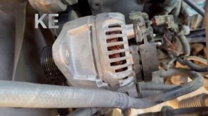 How To Change Volvo Truck Alternator | Alternator Installation Trick ||