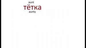 № 89 Разговорный русский  имена родственников в повседневной речи