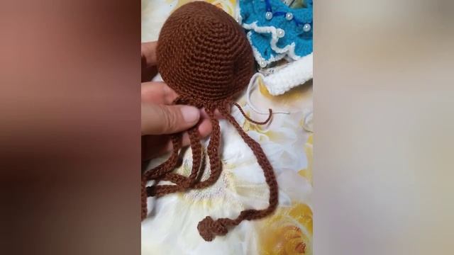 (схема по вязанию)🔥 кукла настольная,кРюЧкОм