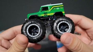 Opening Up Hot Wheels Monster Truck Land Rover and Unimog