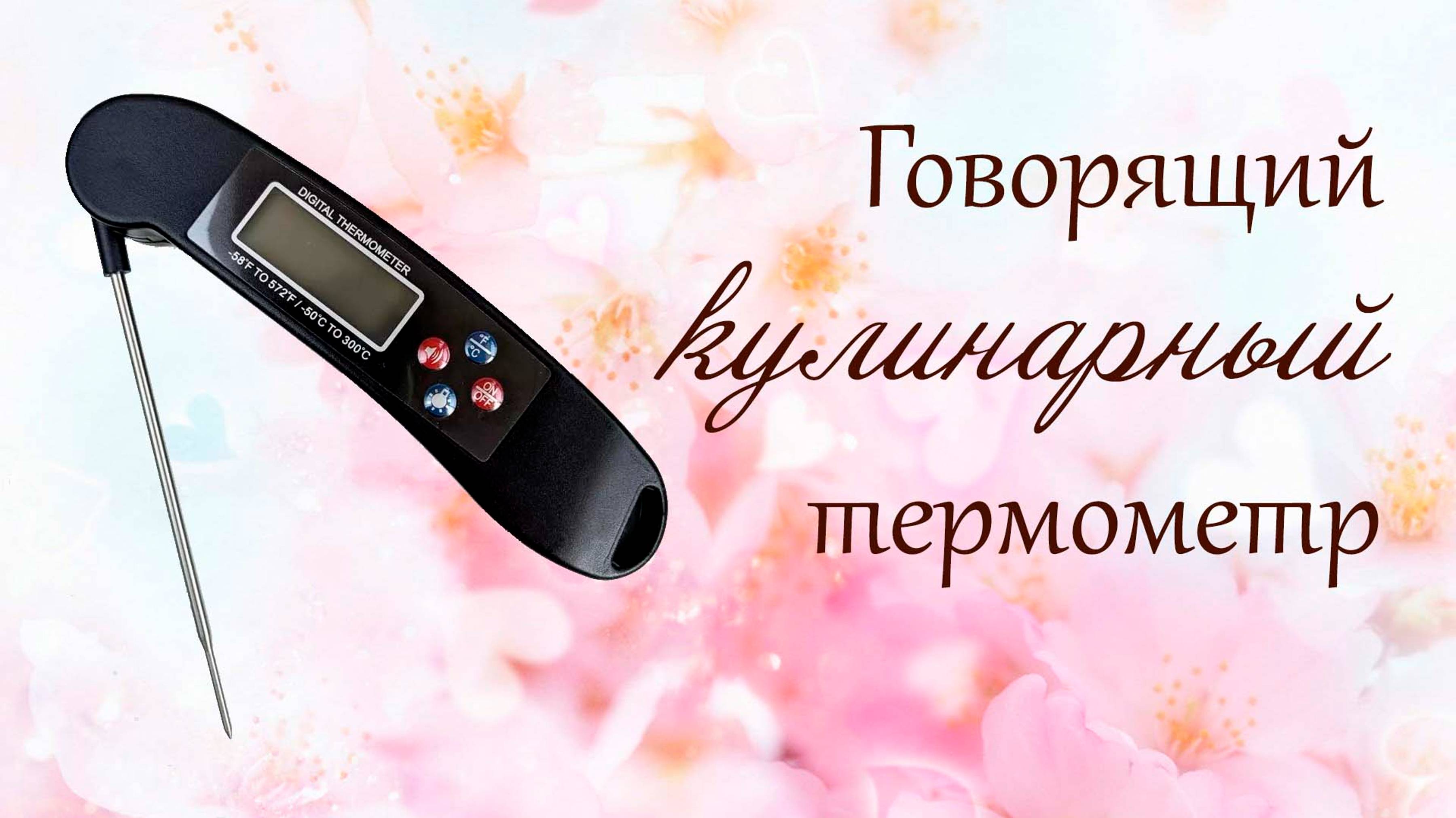 Кулинарный  говорящий термометр