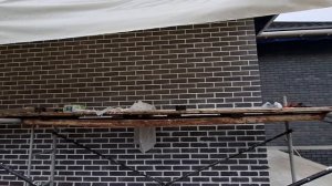 Затираем фасад , клинкерная плитка