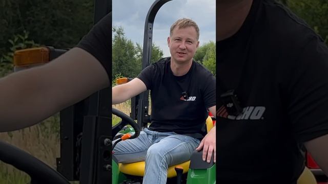 Безумец на Джон Дире #johndeere #джондир #трактор