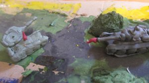 как слепить танк Т-34 из пластилина