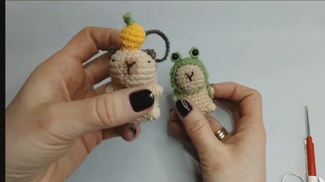 Капибара крючком
Вязаная капибара
Капибара брелок