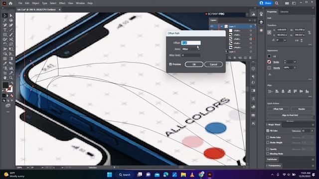 Mobile Mockup | Adobe illustrator tutorial cc 2023