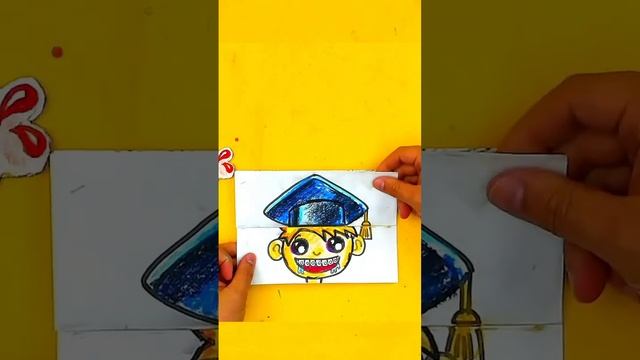 Сюрприз открытка раскладушка что у меня в голове #простыерисунки ￼