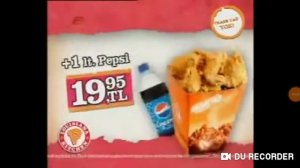 Popeyes 30 Acılı Kanat + XV Parça Tavuk + I Lt. Pepsi 19,95Tl Reklamı 2010