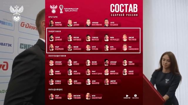 Карпин послал Дзюбу | Состав сборной России