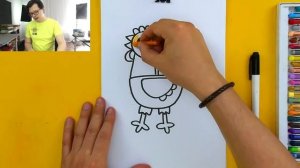 Как нарисовать ПЕТУШКА