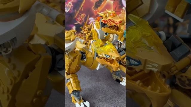 Ninjago Lloyd’s Golden Ultra Dragon Lego build