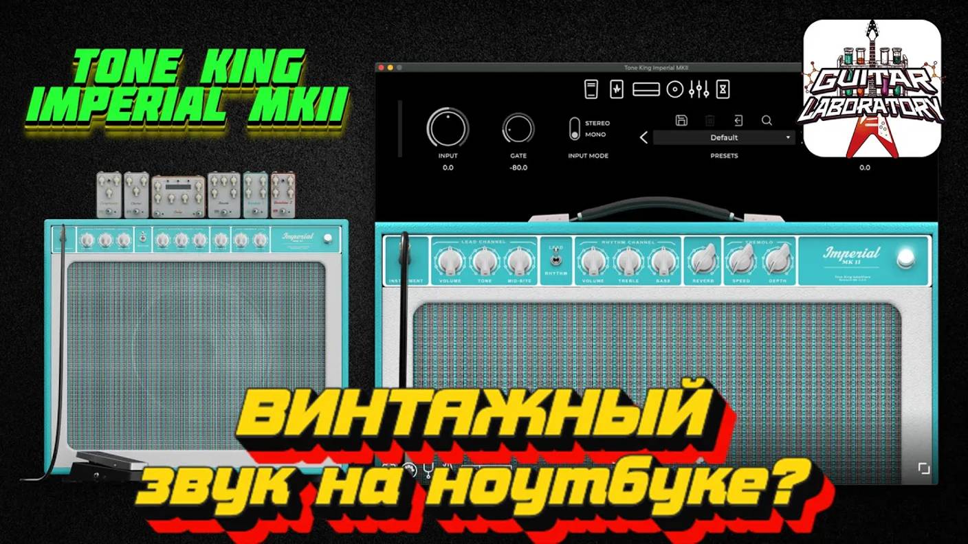 Гитарный плагин Neural DSP Tone King Imperial MKII (на границе чистого и break up)