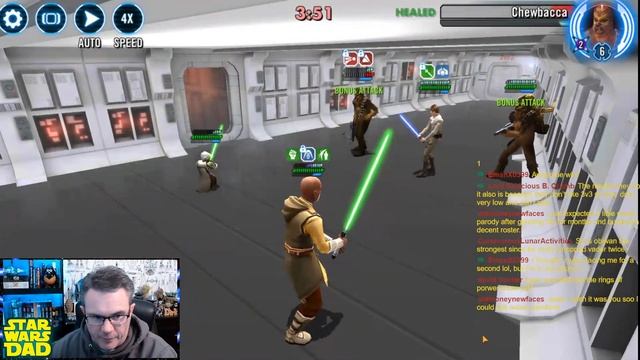 SWGOH Grand Arena X 3 Accounts LIVE! смотреть онлайн