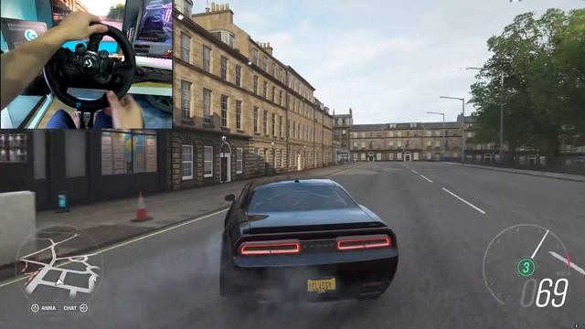 963HP Dodge Challenger SRT (Drift) Forza Horizon 4 | Logitech G923 | 2021 gameplay [4K - RTX3080]