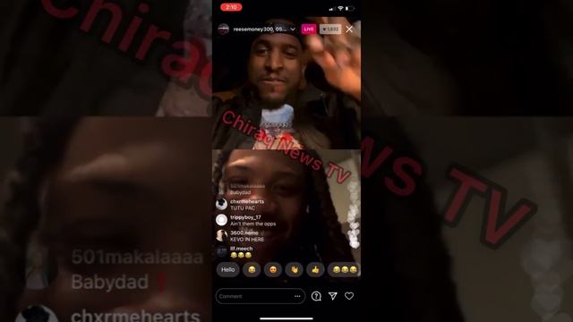 Lil Reese on live with 051 Aero 👀 смотреть онлайн