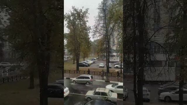 241014 Первый снег, город Орёл!