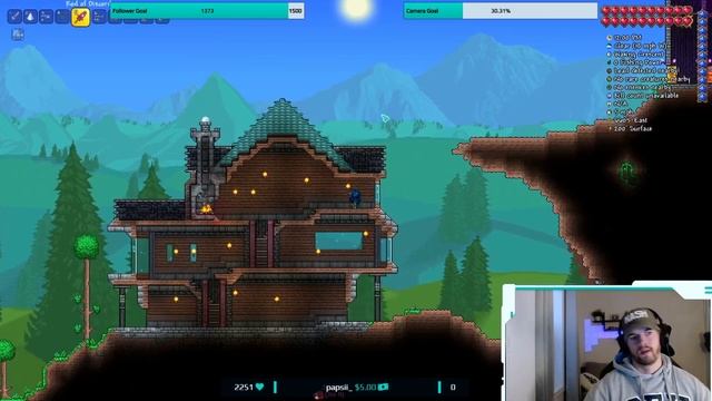 I UPGRADE My Town - Cliff Side House: SPEED BUILD - Terraria 1.4 - Ep#1 смотреть онлайн