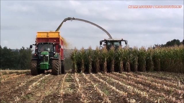 Mais Hakselen 2015 : Egide London, Claas Jaguar 980, John Deere 8370R, 7920, 6210R, Vise смотреть онлайн