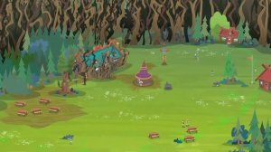 Легенды Вечнозелёного леса.Песня №4.Озвучка карусель.