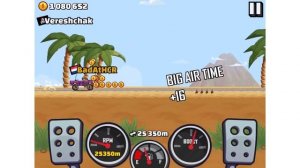 Hill Climb Racing 2 - 48535 meters BEACH on SUPER DIESEL Walkthrough