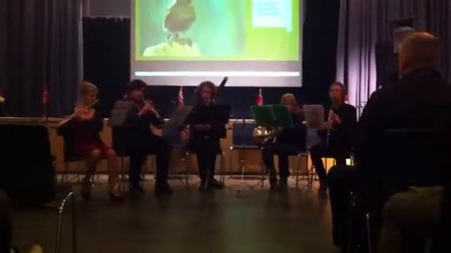 Blåsekvintett: David Monrad Johansen "Spottevise" - Musikk - og kulturskolens uke смотреть онлайн