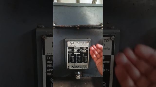 Auto Transformer Starter working #starter #autotransformer #inductionmotor #electronflow